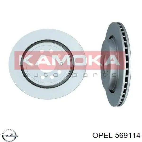 Купить 569114 Opel Диск тормозной задний