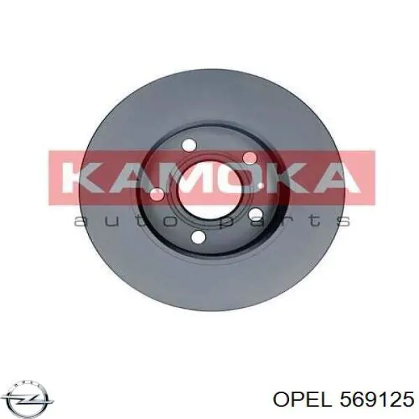 Тормозные диски 569125 Opel