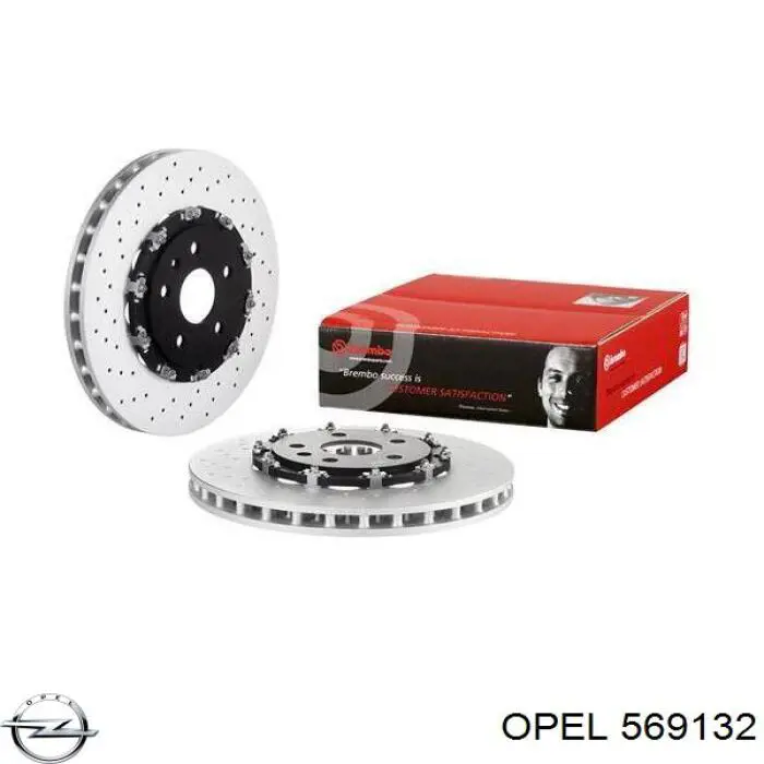 Купить 569132 Opel Ротор тормозной