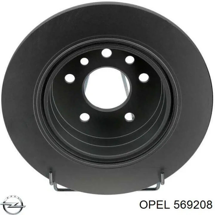 Тормозные диски 569208 Opel