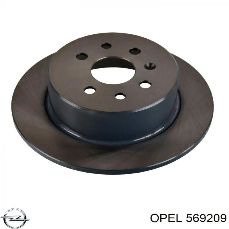 Задний дисковый тормоз Opel 569209