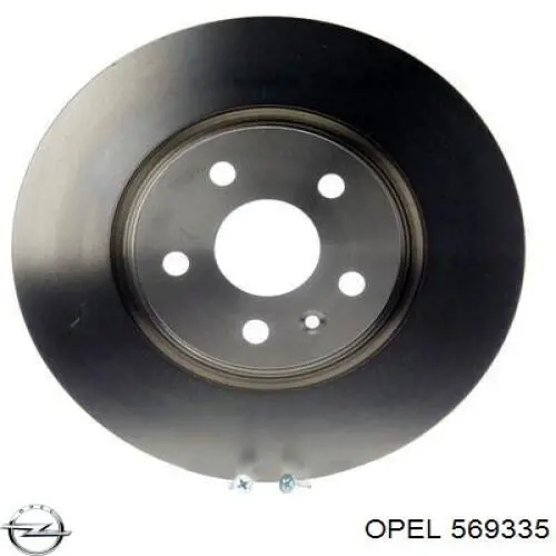 Тормоз дисковый передний Opel 569335 цена, от 71.40 USD