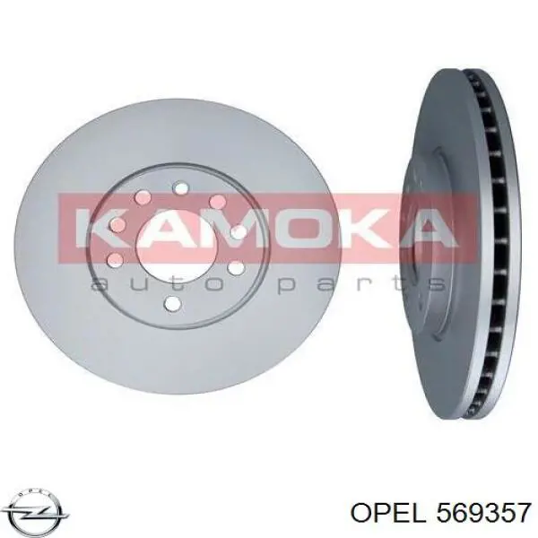 569357 Opel диск тормозной передний