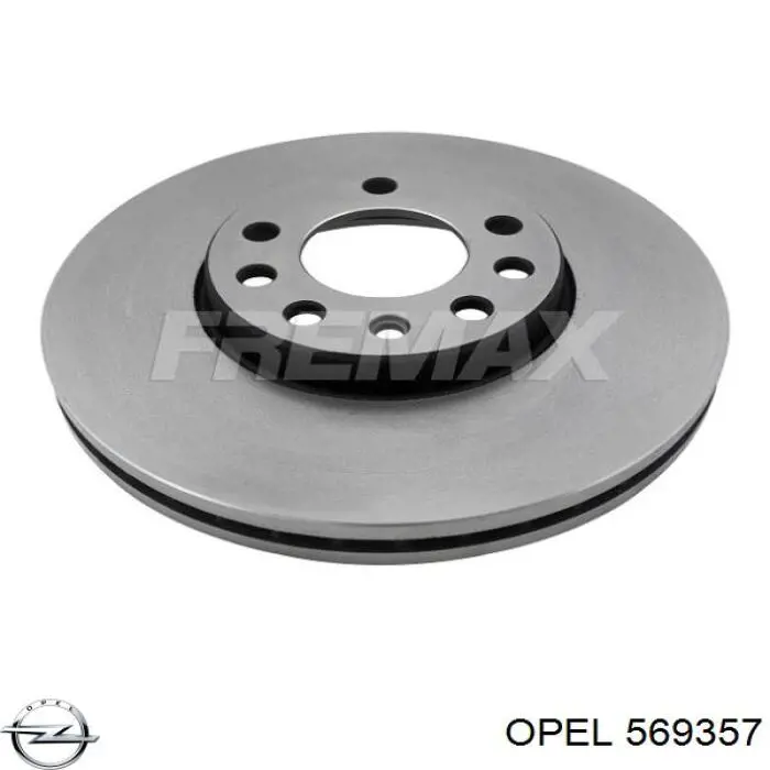 Тормоз дисковый передний Opel 569357 цена, от 43.63 USD