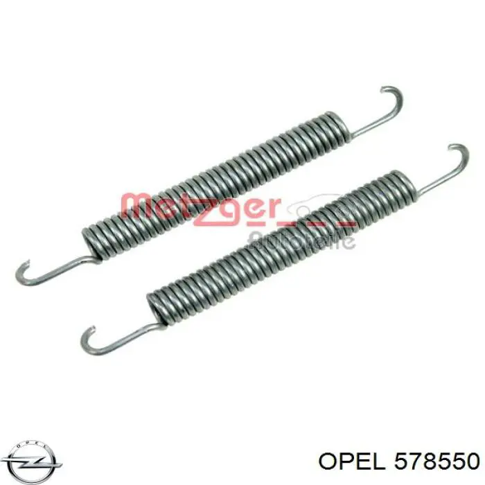 578550 Opel kit de reparação do freio de estacionamento