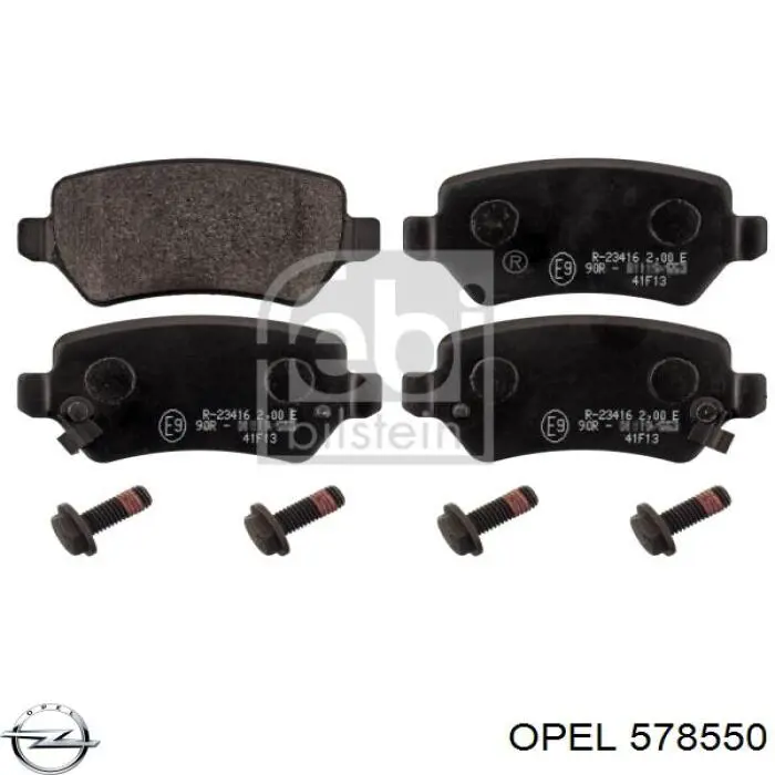 Купить 578550 Opel Ремкомплект ручника