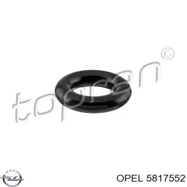 Кольцо (шайба) форсунки инжектора посадочное Opel 5817552