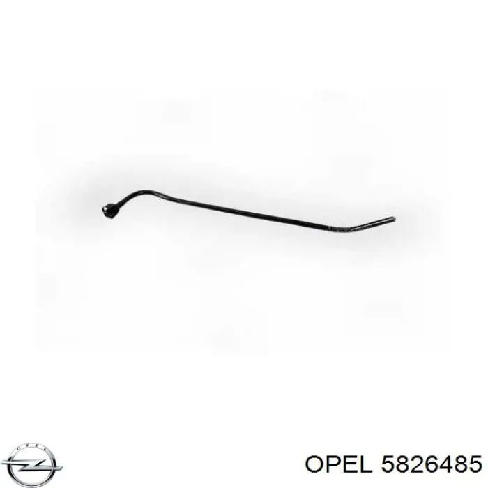 5826485 Opel шланг (патрубок обогрева дроссельной заслонки)