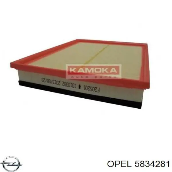 Элемент воздушного фильтра Opel 5834281 цена, от 4.70 USD