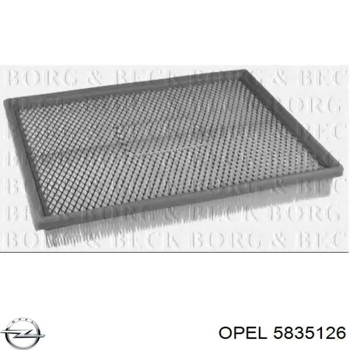 Купить 5835126 Opel Автомобильный фильтр воздуха