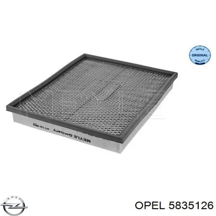 5835126 Opel Воздушный фильтр двигателя