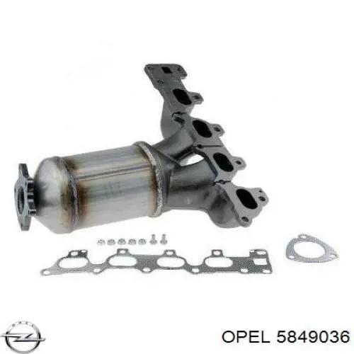 Купить 5849036 Opel Катализатор