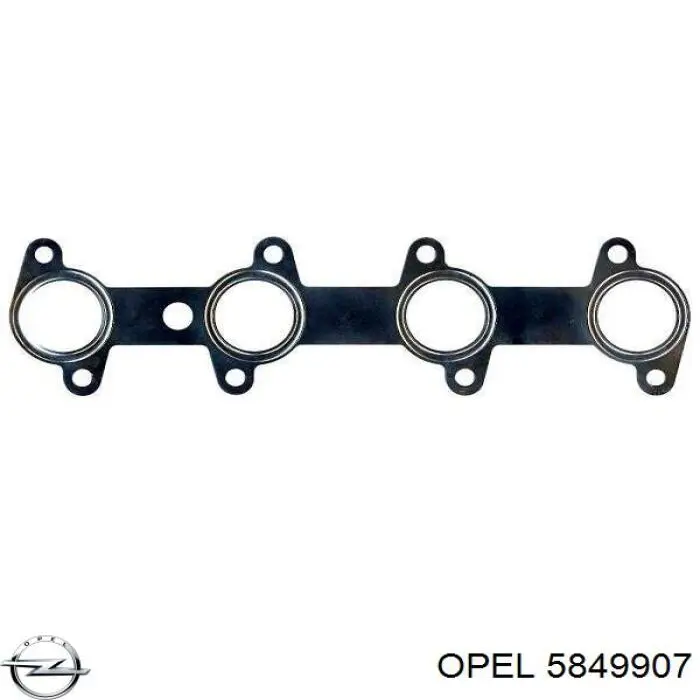 Прокладка коллектора выпускного Opel 5849907 цена, от 6.58 USD