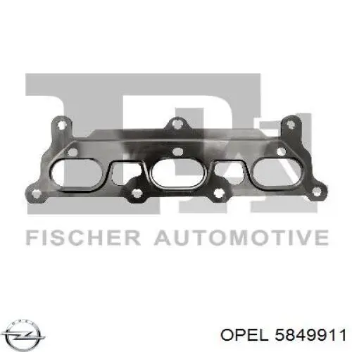 5849911 Opel Прокладка коллектора выпуск