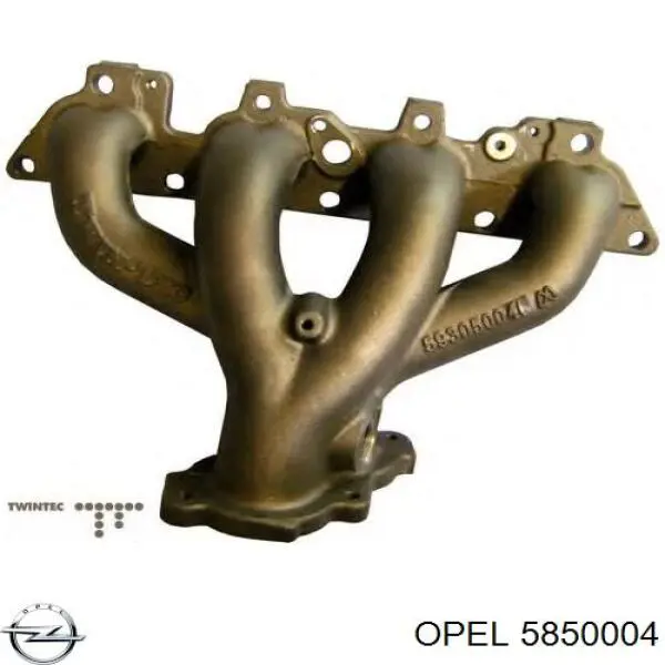 Газопроводы (коллектор выпускной) Opel 5850004 цена, от 247.38 USD