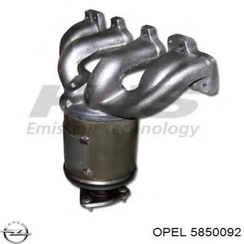 Катализатор 5850092 Opel