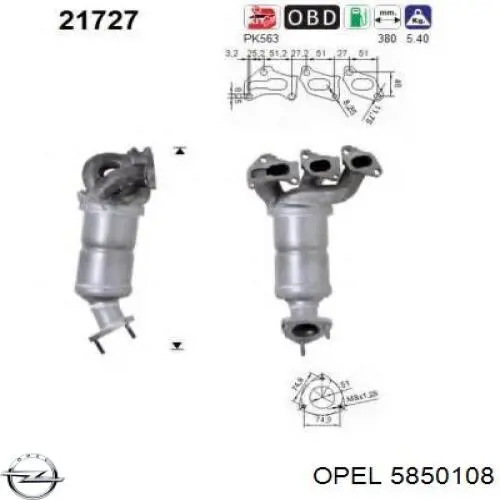  5850108 Opel