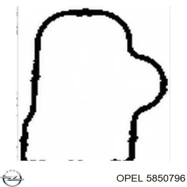 Прокладка всасывающего коллектора Opel 5850796 цена, от 4.89 USD