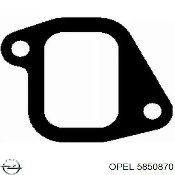 Прокладка выпускного коллектора на Opel Monterey B 