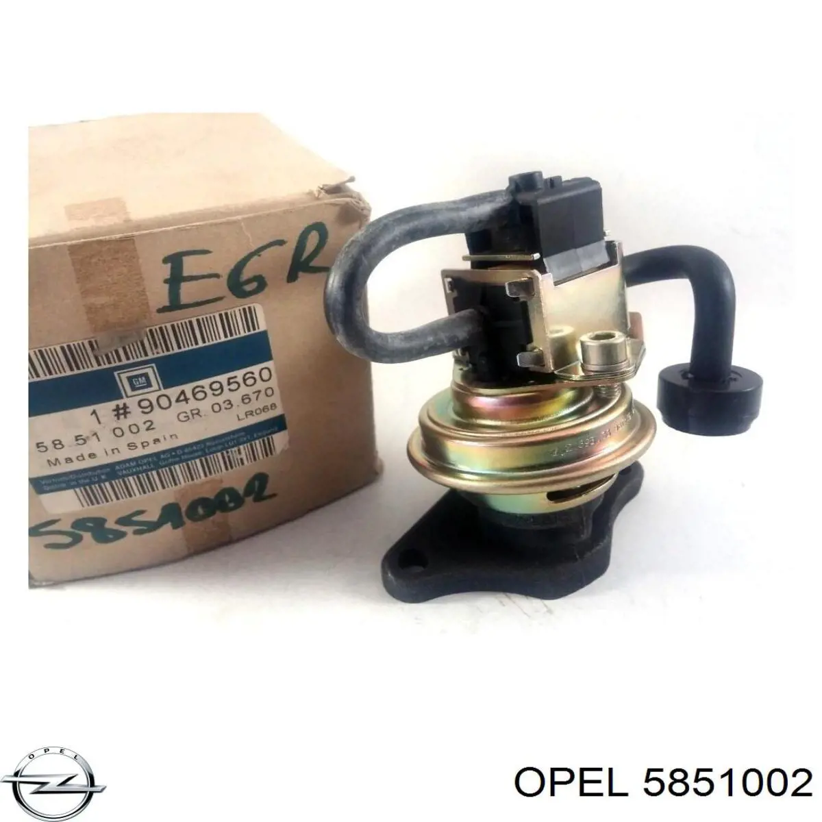 5851002 Opel válvula egr de recirculação dos gases