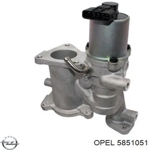 5851051 Opel Клапан рециркуляции отработавших газов EGR