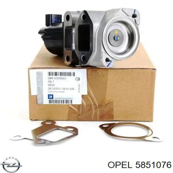5851076 Opel клапан егр