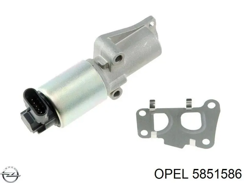 Купить 5851586 Opel Клапан EGR системы рециркуляции отработавших газов