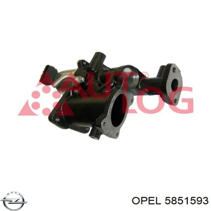 Приборы управления системы рециркуляции Opel 5851593 цена, от 103.26 USD