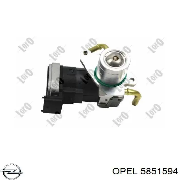 Приборы управления системы рециркуляции Opel 5851594 цена, от 118.08 USD