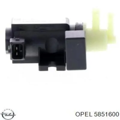 Клапан преобразователь давления наддува (соленоид) 5851600 Opel