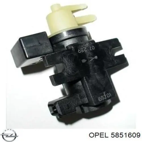 5851609 Opel клапан преобразователь давления наддува (соленоид)