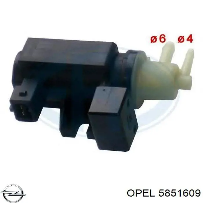Преобразователь давления (соленоид) наддува Opel 5851609 цена, от 54.74 USD