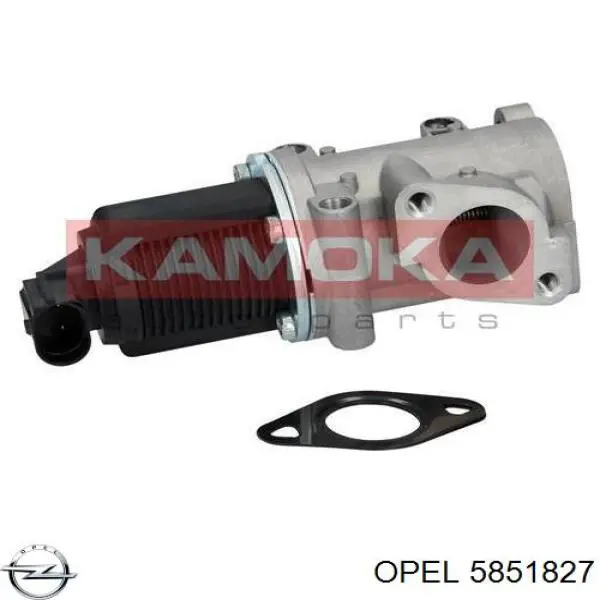 Клапан EGR, рециркуляции газов Opel 5851827