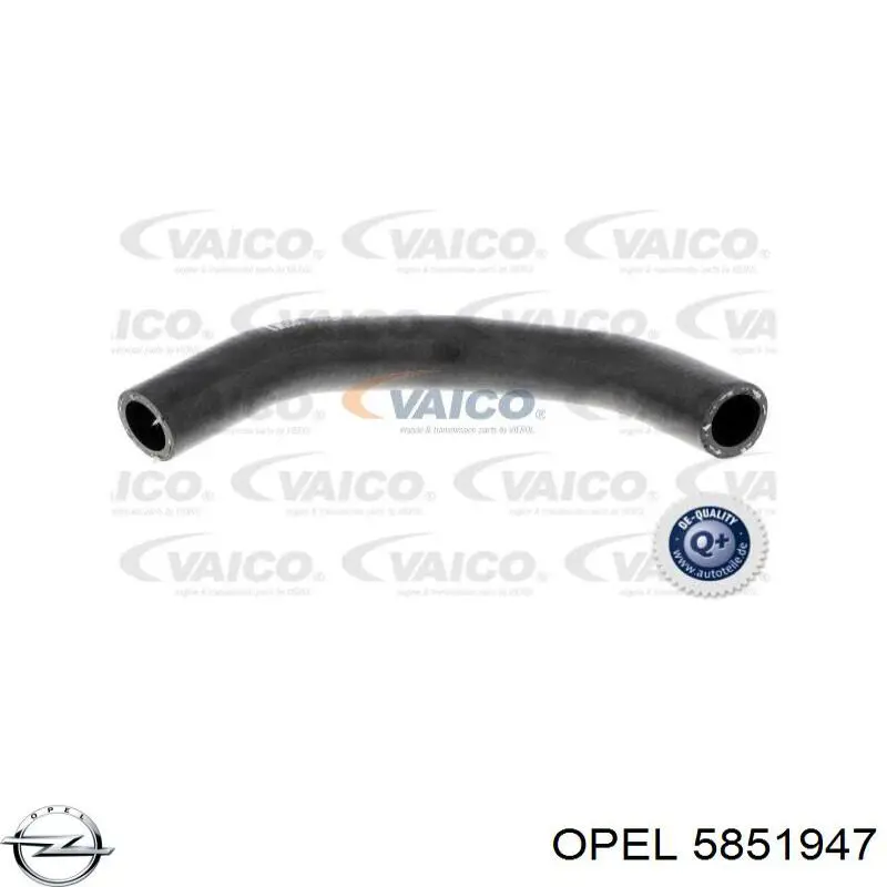 Шланг (патрубок) радиатор EGR, подача Opel 5851947 цена, от 4.01 USD