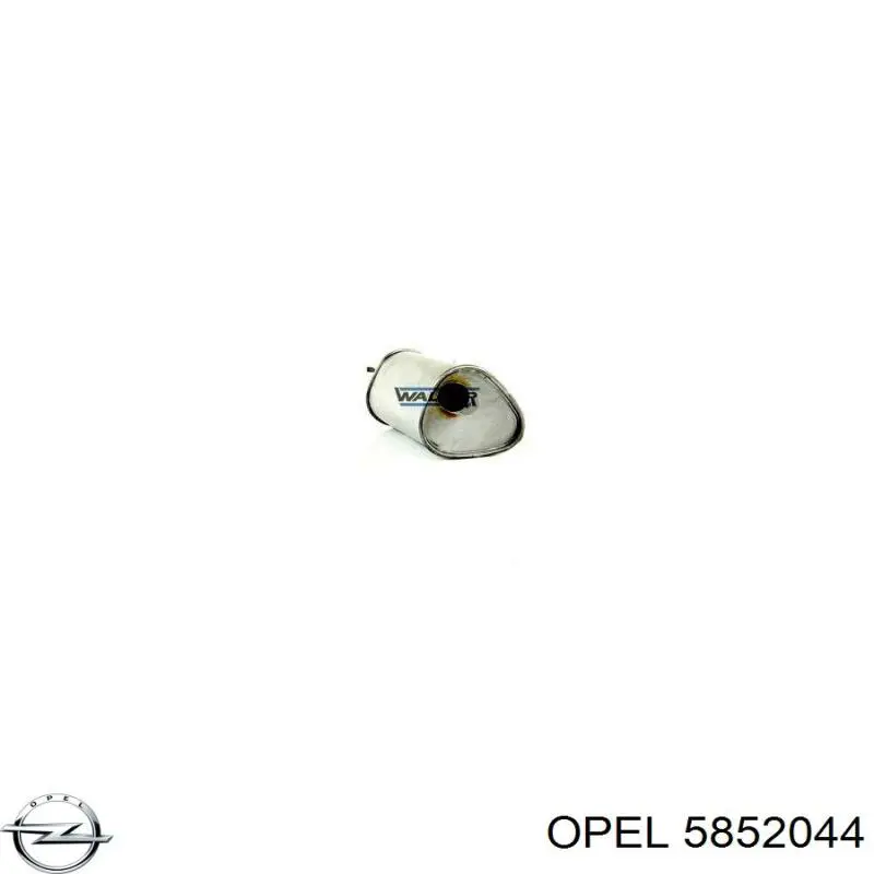Купить 5852044 Opel Глушитель задний