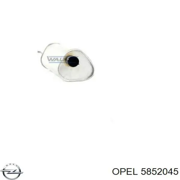 Выхлоп задний Opel 5852045 цена, от 47.80 USD