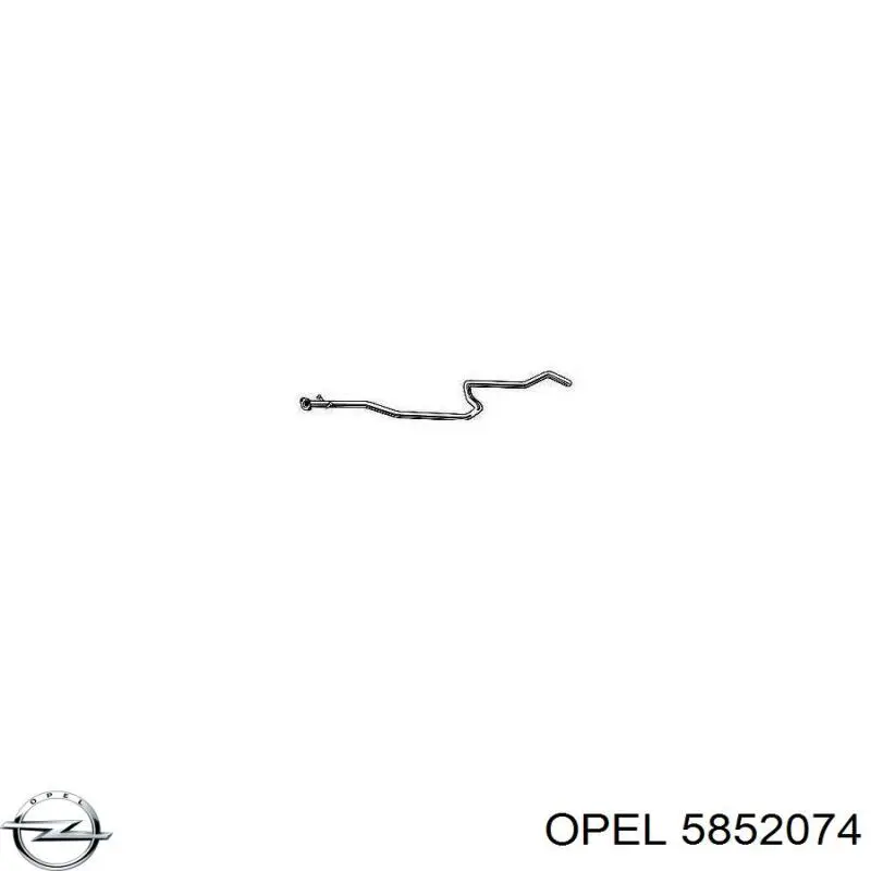 Выхлоп задний Opel 5852074 цена, от 77.91 USD