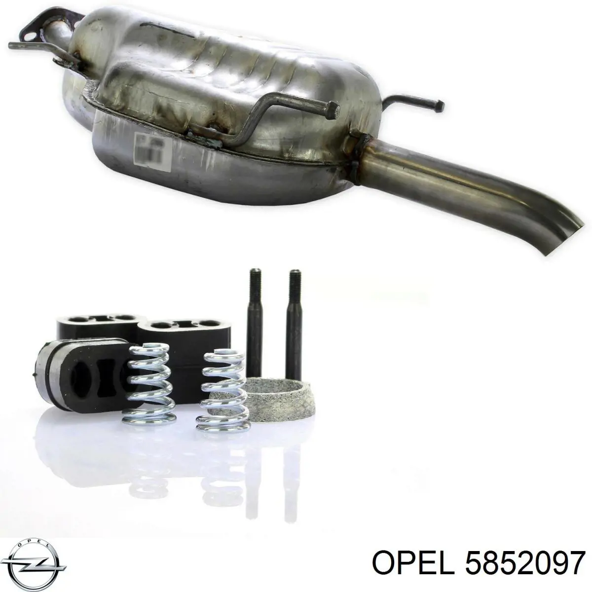 Глушитель  Opel 5852097
