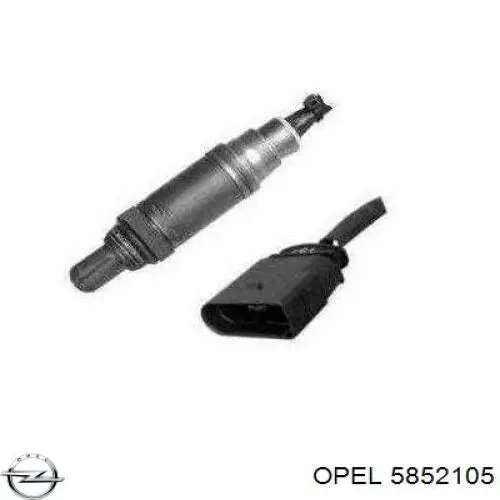 Глушитель задний 5852105 Opel