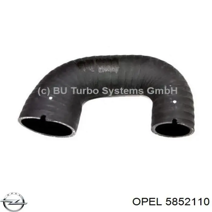 Купить 5852065 Opel Выхлоп центральный