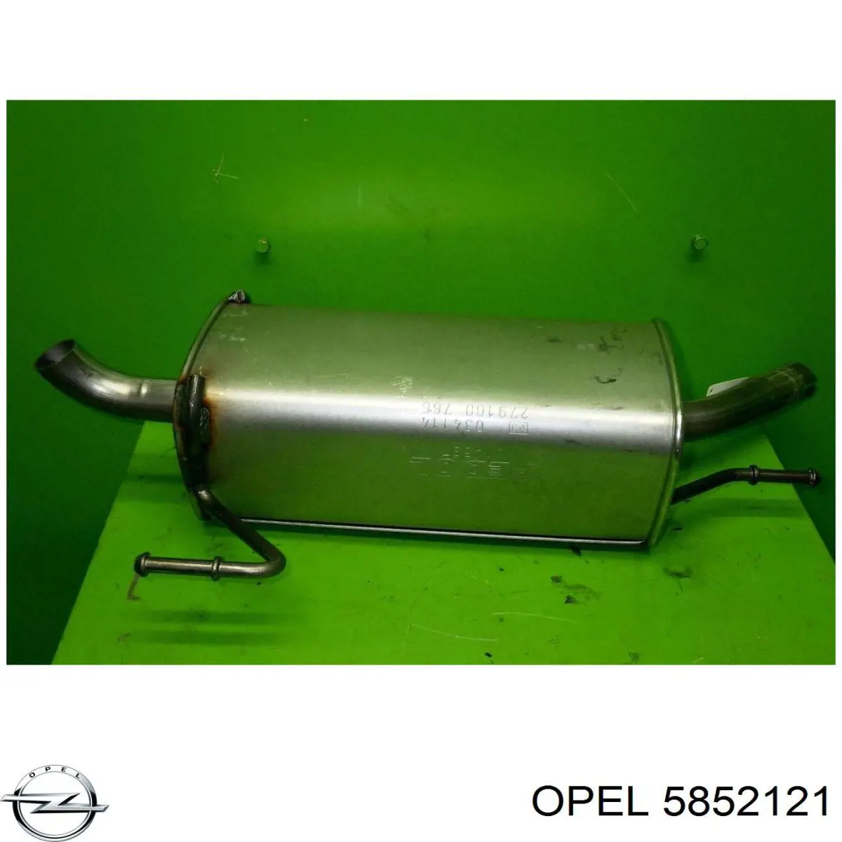 Глушитель задний 5852121 Opel