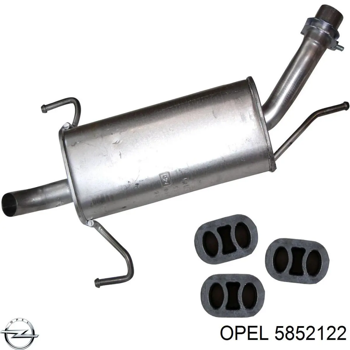 Выхлоп задний Opel 5852122 цена, от 59.85 USD