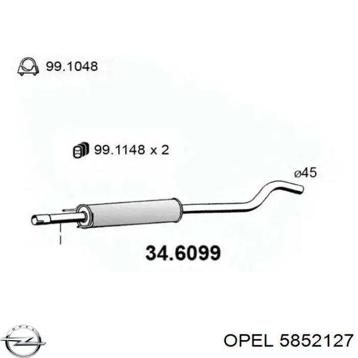  5852127 Opel