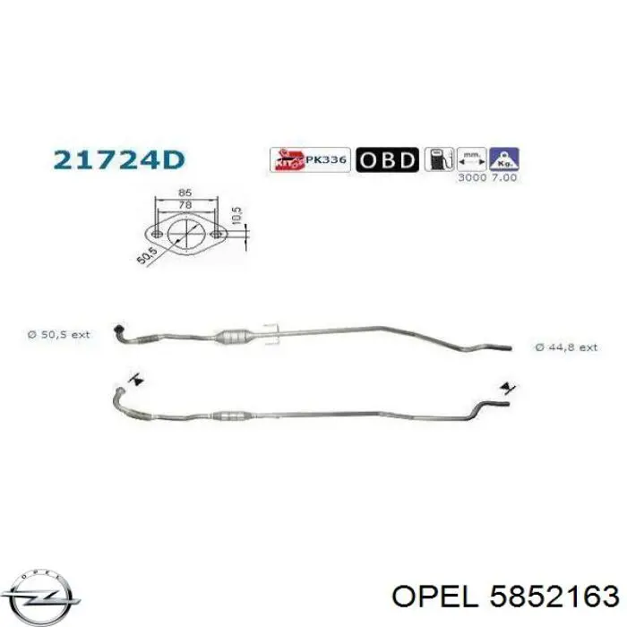 5852163 Opel 