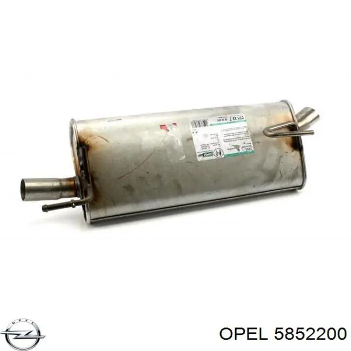 Купить 5852200 Opel Глушитель задний