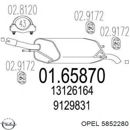  5852280 Opel