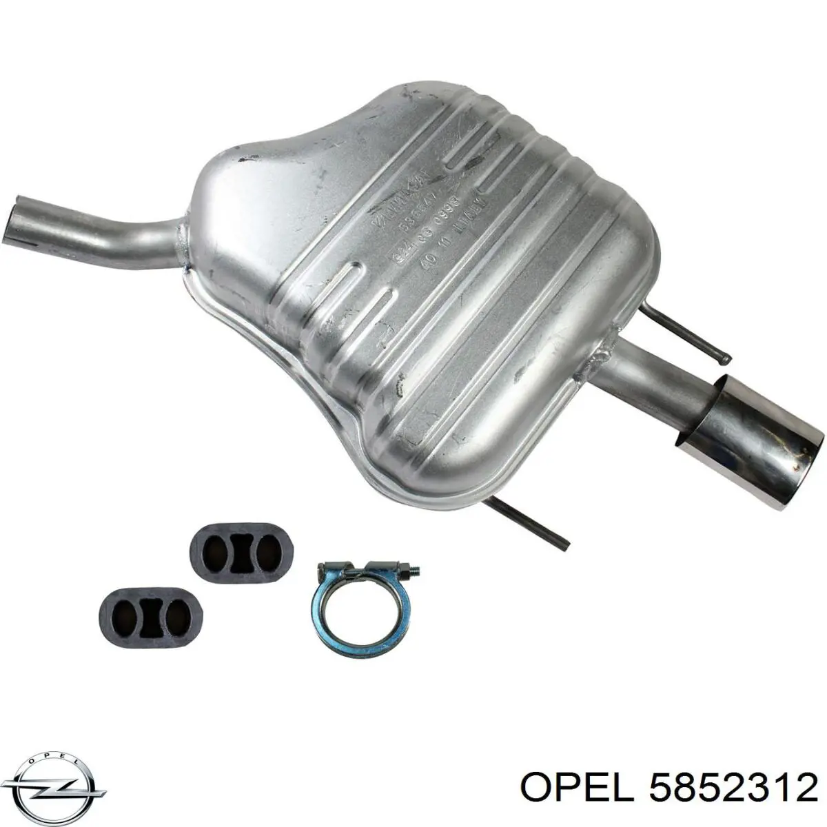 Выхлоп задний Opel 13156926 цена, от 104.01 USD