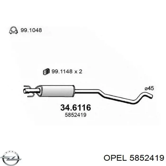  5852419 Opel