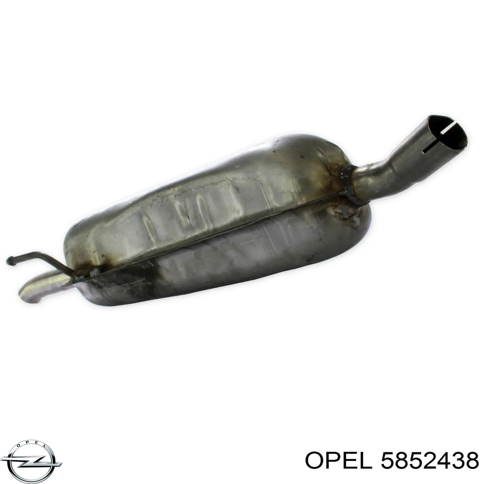 Глушитель задний 13158598 Opel