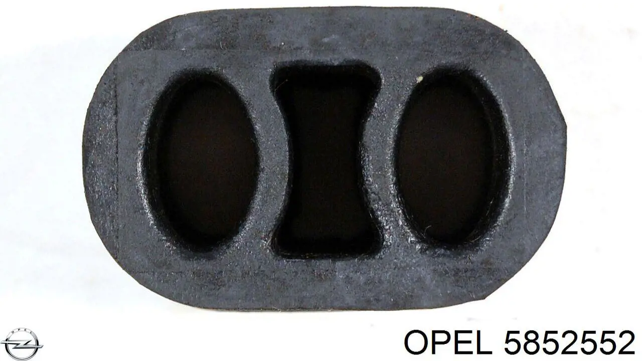 Центральная часть глушителя 5852552 Opel